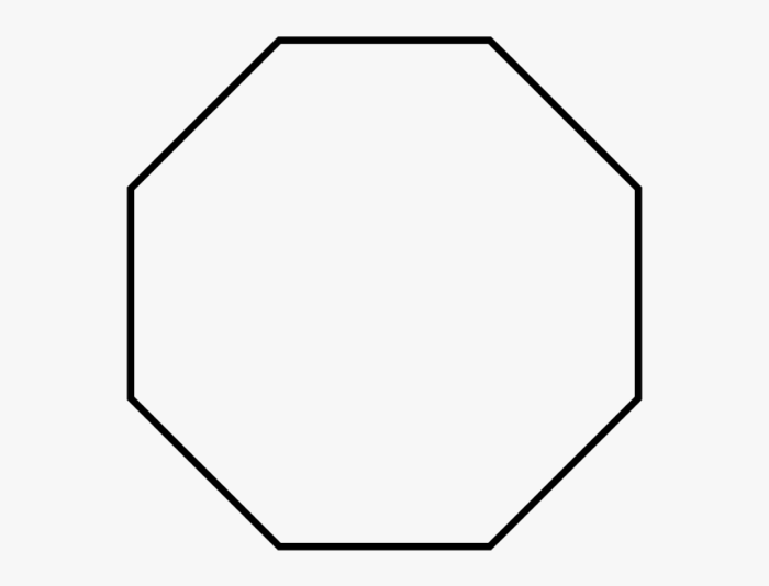 The figure above is a regular octagon