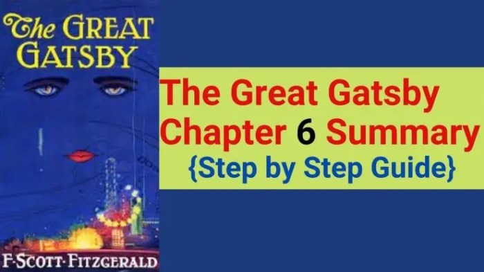 Great gatsby chapter 6 questions