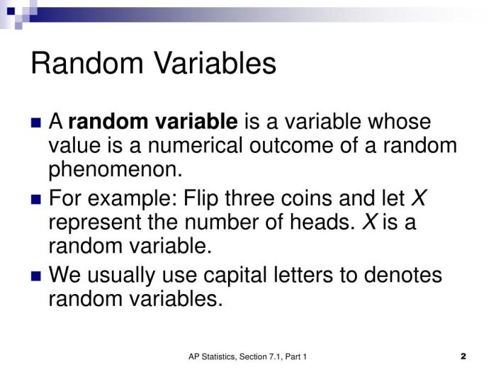 Variables random independence