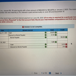 Issued bonds transcribed