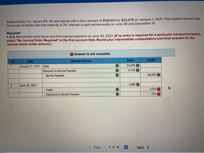 Issued bonds transcribed